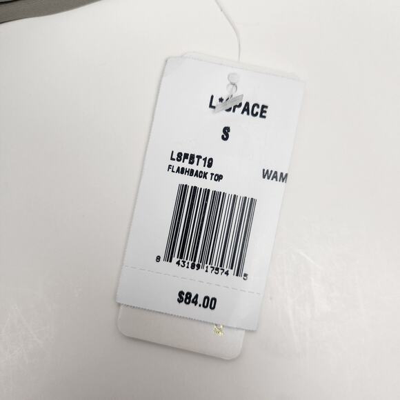 L*Space Flashback Bikini Top in Gray Size Small NWT - Picture 4 of 4